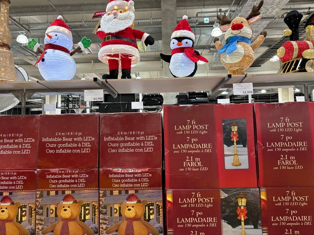 【展示品・箱無し】クリスマスデコレーション サンタと仲間たち