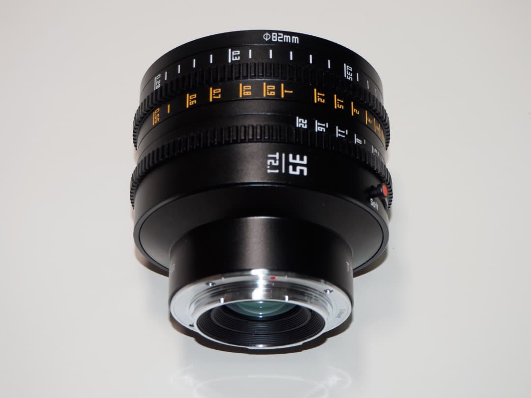 TTArtisan 35mm T2.1 Eマウント　バブルソフトモード切り替え