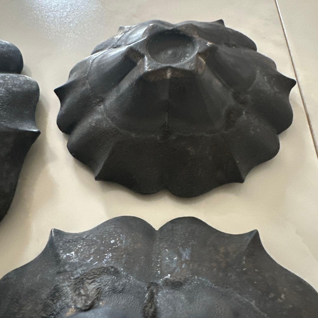 伊藤剛俊　　花型皿 5点