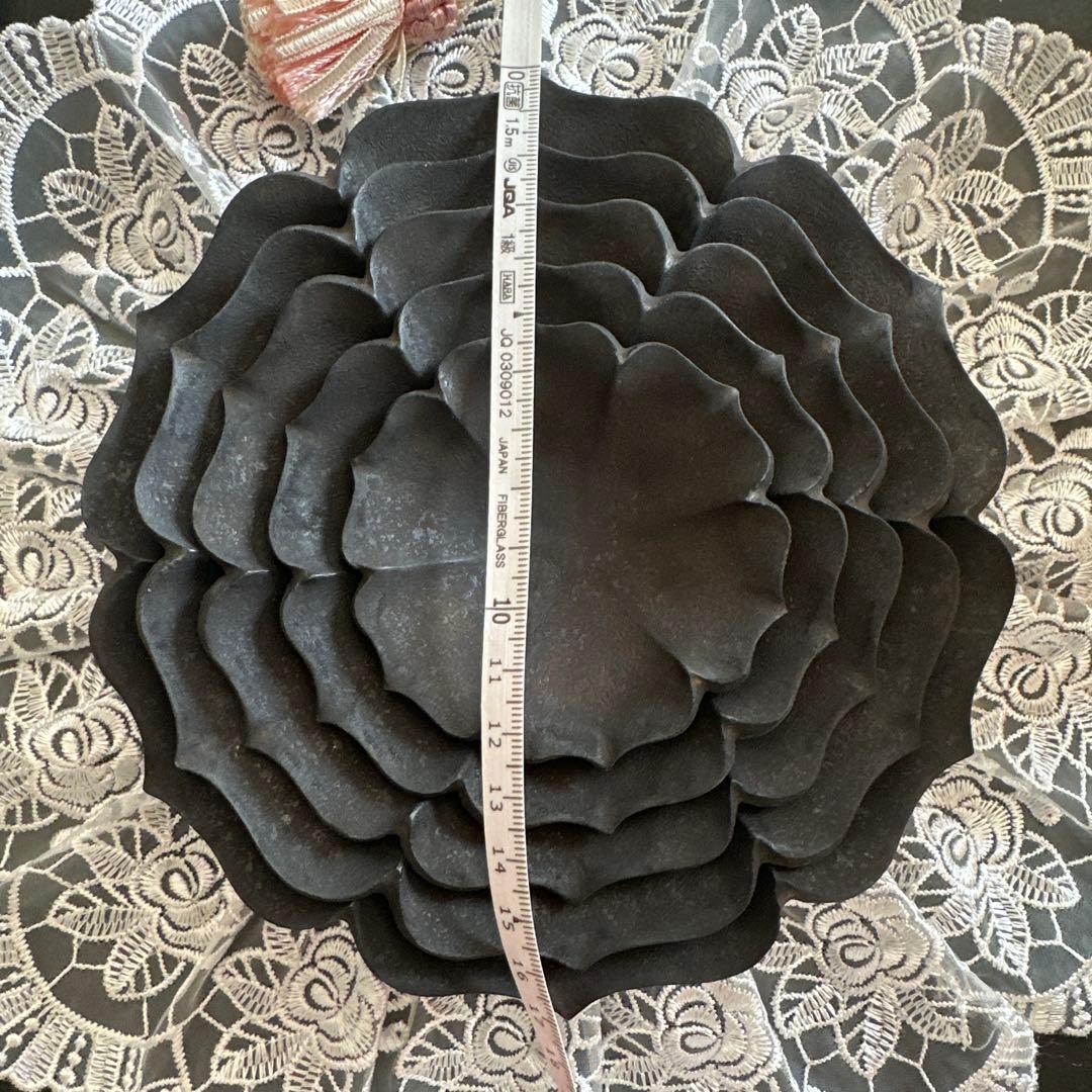 伊藤剛俊　　花型皿 5点