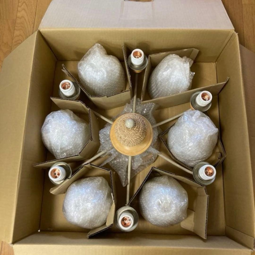 ODELICオーデリック　シャンデリア　ライト　6灯　アンティーク