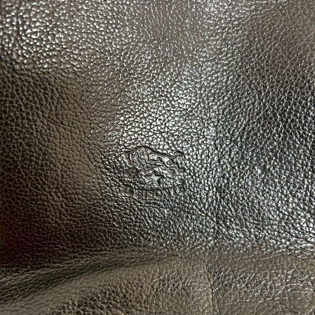 イルビゾンテ ショルダーバッグ ハーフムーン 三日月 レザー ブラック