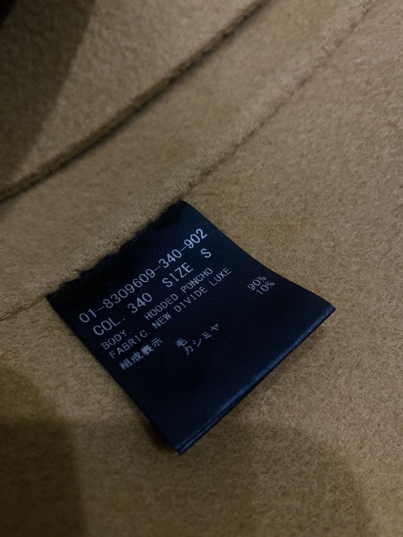 セオリー☆ NEW DIVIDE LUXEポンチョコート未使用キャメル