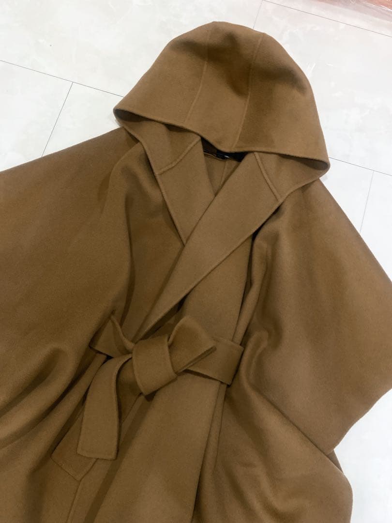 セオリー☆ NEW DIVIDE LUXEポンチョコート未使用キャメル