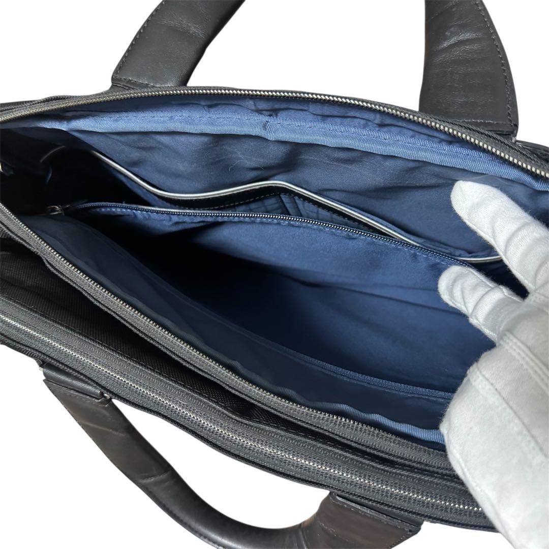 TUMI アリヴェ レスター 255004D2 ビジネスバッグ レザー 本革 紺