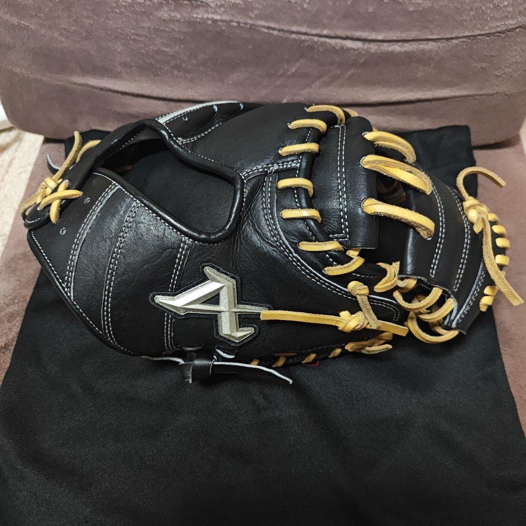 新品!型付け済！アトムズ硬式キャッチャーミット　寺田レザー