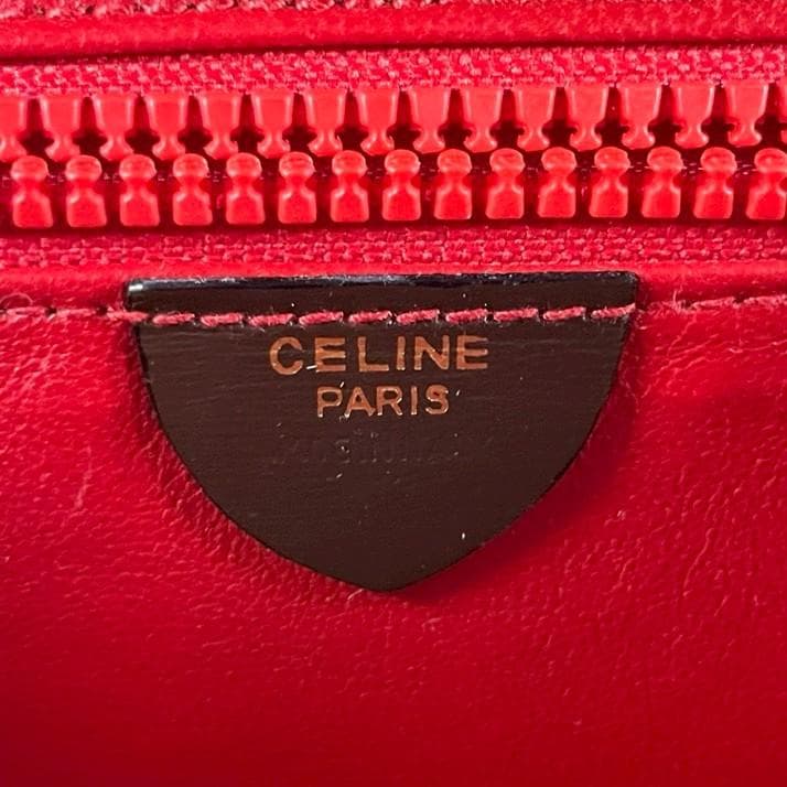 【超希少美品!】CELINE セリーヌ ブラウンレザートートバッグ ハンドバッグ