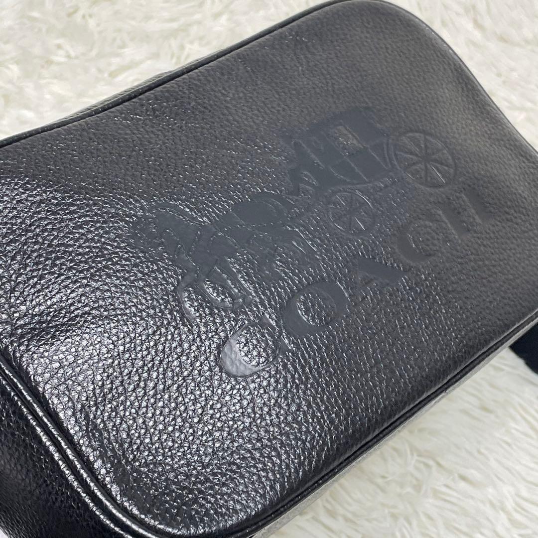 美品 COACH コーチ F75818 ホースアンドキャリッジ ショルダーバッグ