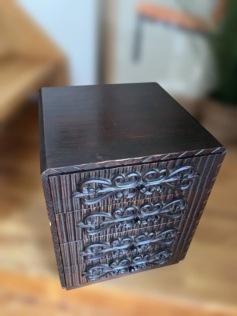 アンティーク レトロ ヴィンテージ 木製レターケース 引き出し 書類ケース