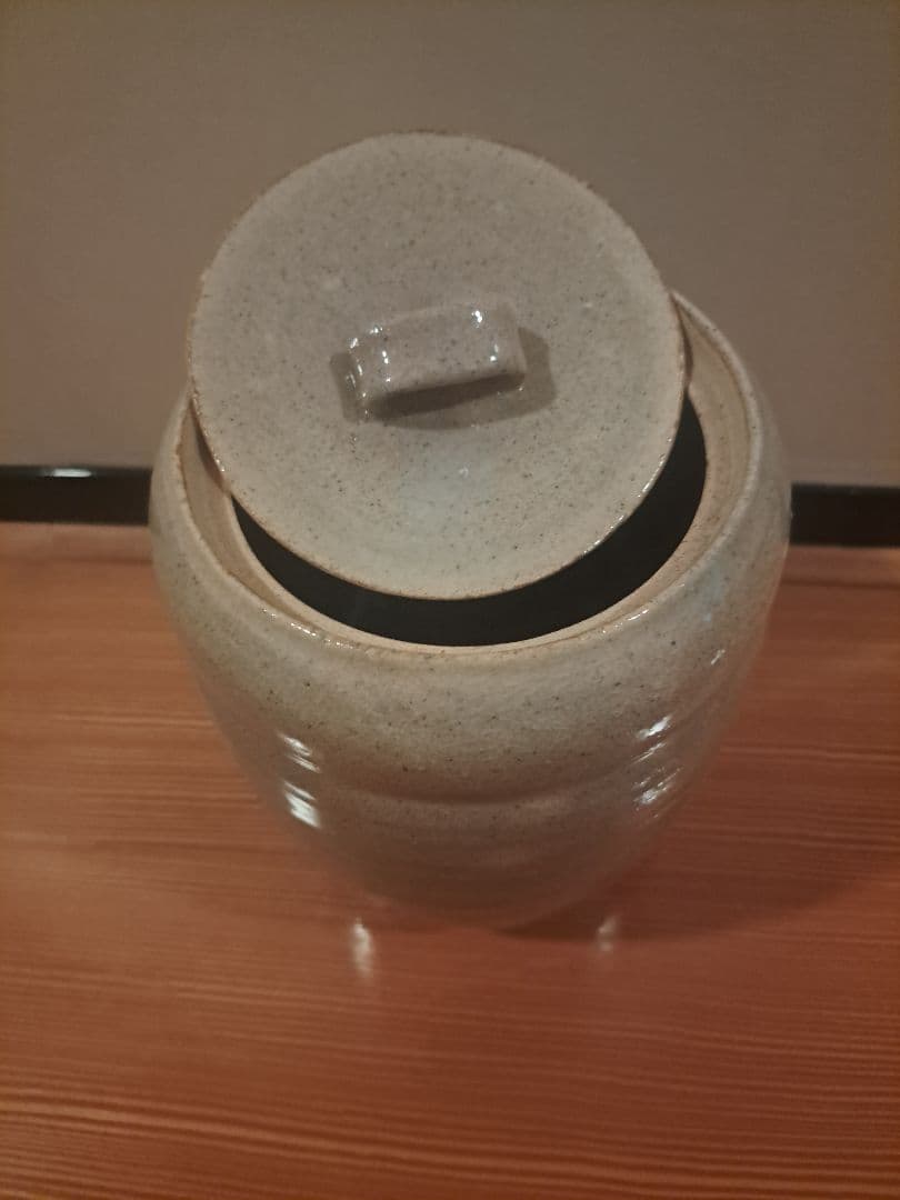 お茶の道具　水差し　益子焼　鈴木量