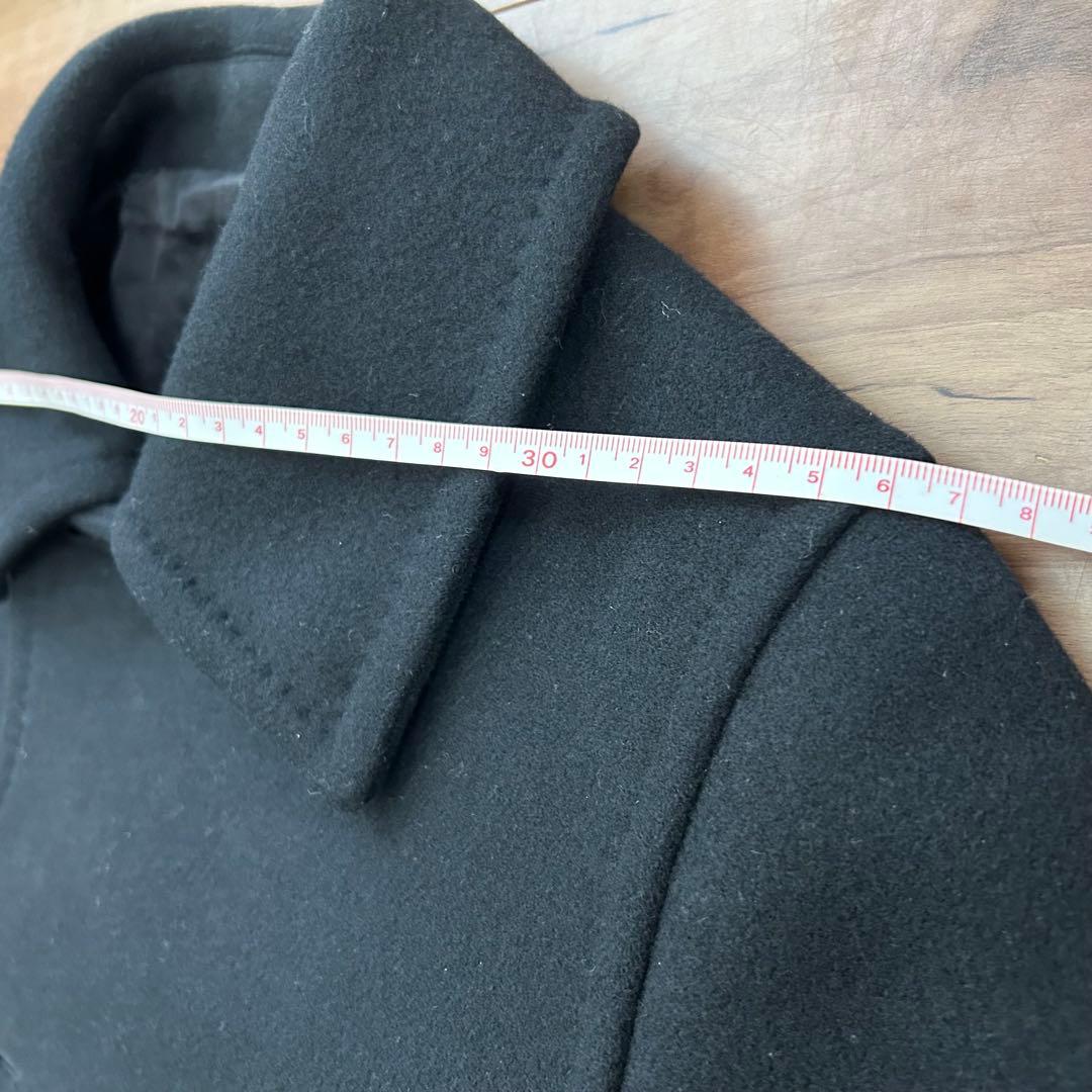 Drawer ドゥロワー/p ピーコート/メルトン/美品/金釦/ウールコート