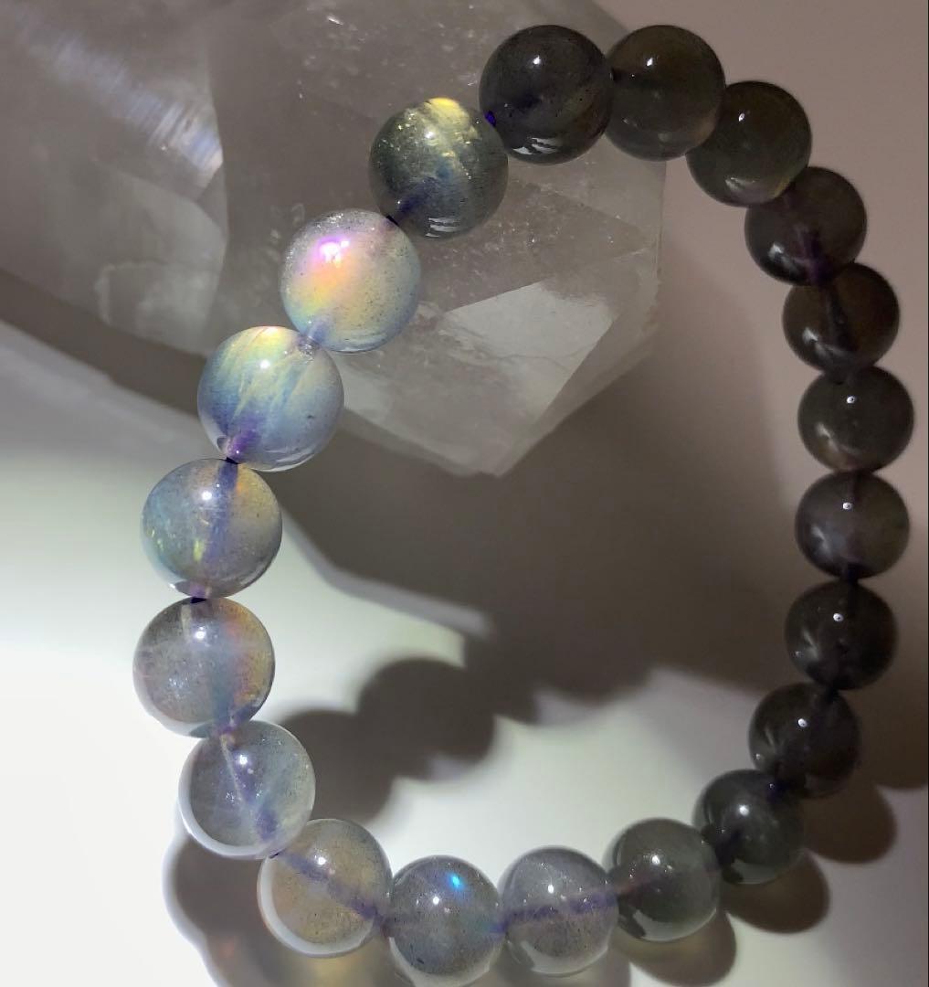 ★かな様★ 《レア色》レインボーシラー　ラブラドライト　ブレスレット