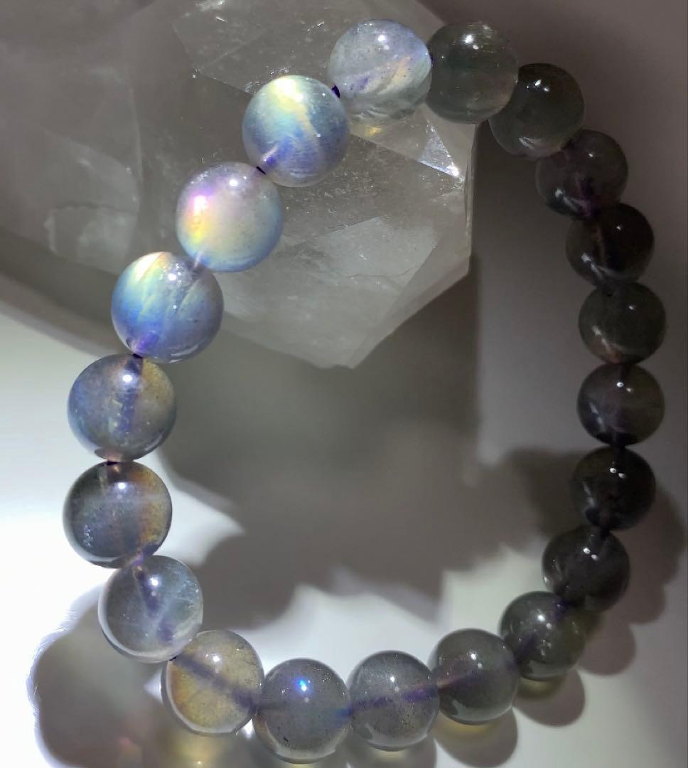 ★かな様★ 《レア色》レインボーシラー　ラブラドライト　ブレスレット