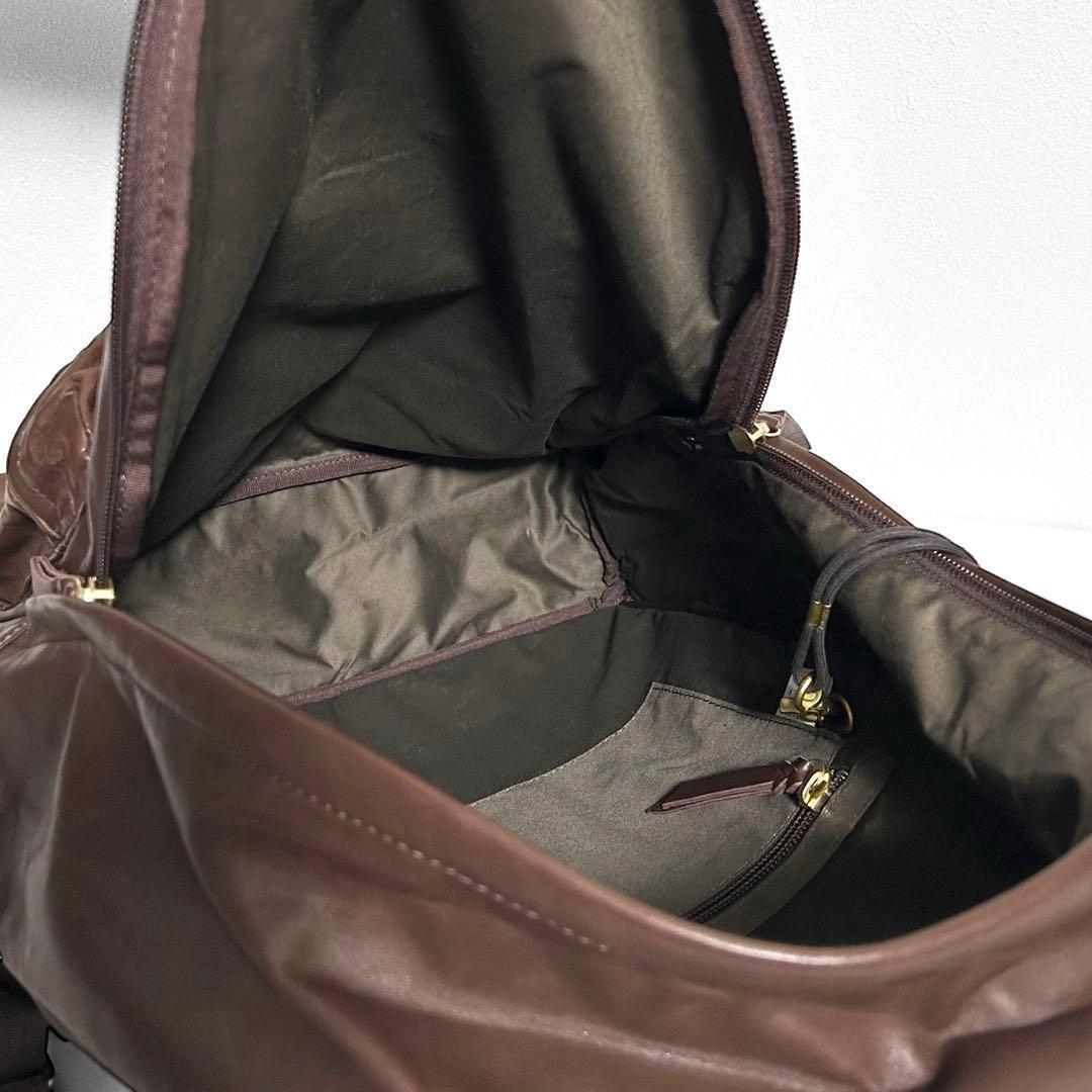 絶販品 美品 PORTER ポーター リュック フランク L ブラウン