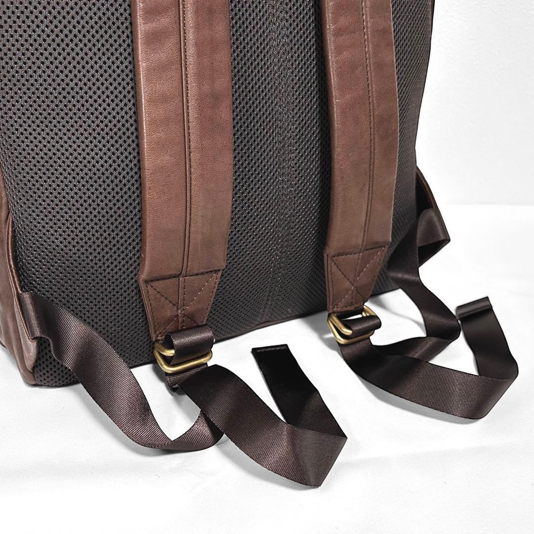 絶販品 美品 PORTER ポーター リュック フランク L ブラウン