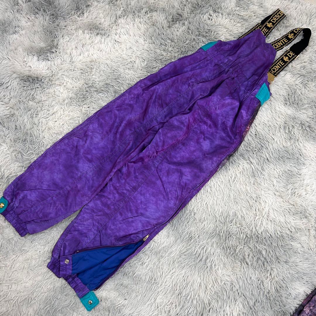 m6306【美品 デサント】レトロ スキーウェア セットアップ メンズ (L)