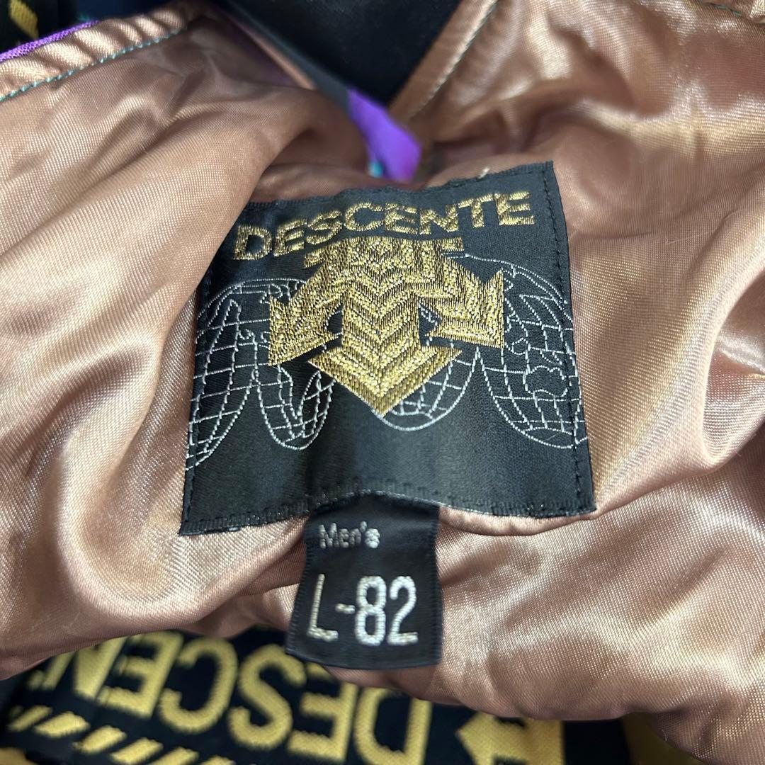 m6306【美品 デサント】レトロ スキーウェア セットアップ メンズ (L)