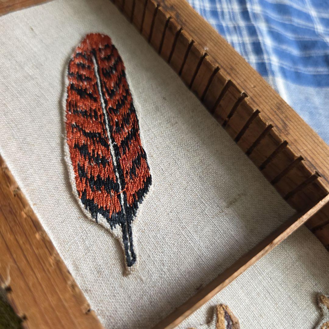 ❁ハンドメイドになります❁ Antique Art Tray Box