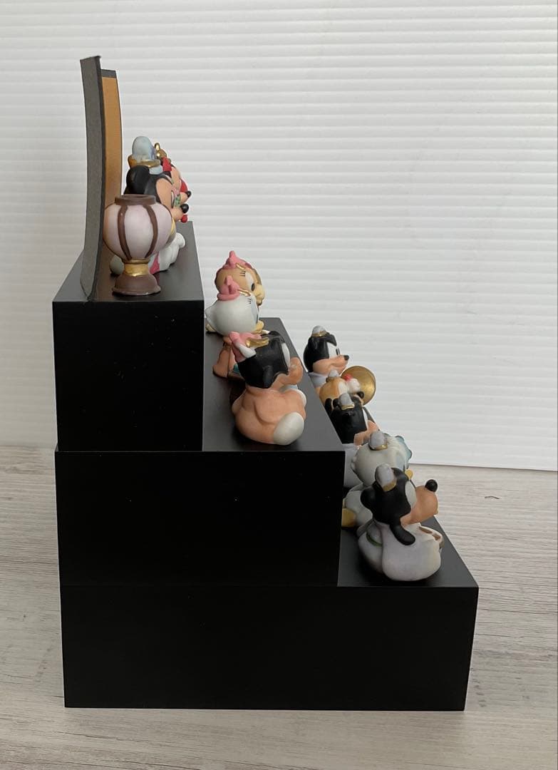 Disney 三段雛人形　ひな祭り　陶器製　 お雛様