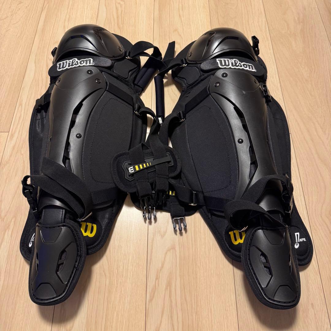 wilson ウイルソン硬式用 審判用 レッグガード　MLサイズ