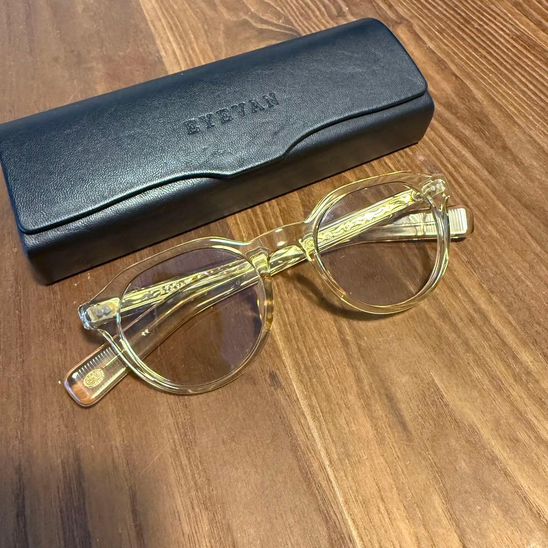 EYEVAN LUBIN(ECRU) サングラス クリアフレーム クラウンパント