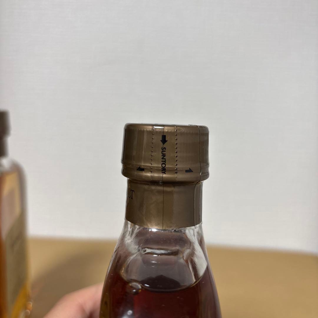 サントリーピュアモルトウイスキー　木桶仕込&古樽仕上　300ml、2点セット