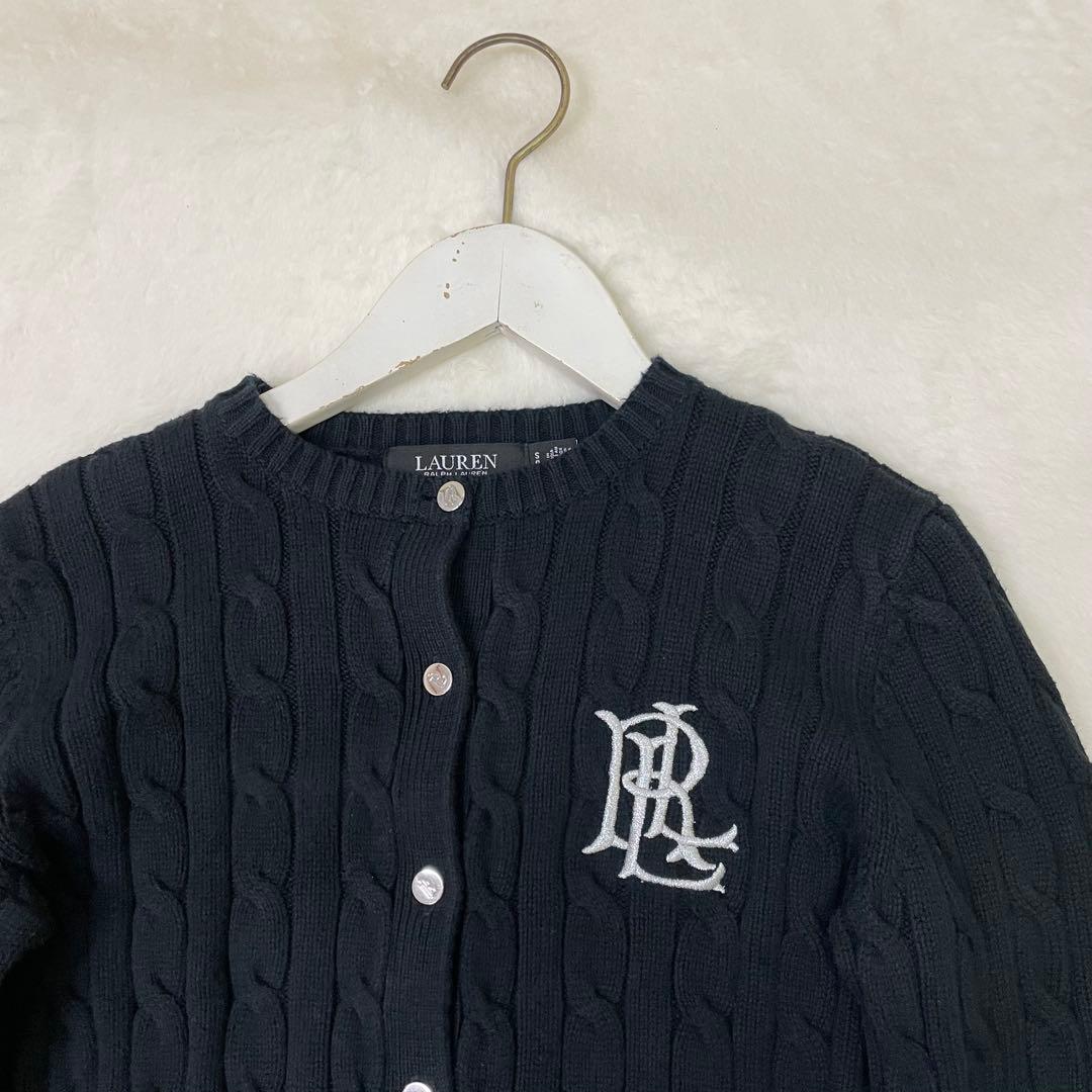 極美品　LAUREN RALPH LAUREN ケーブルニット カーディガン