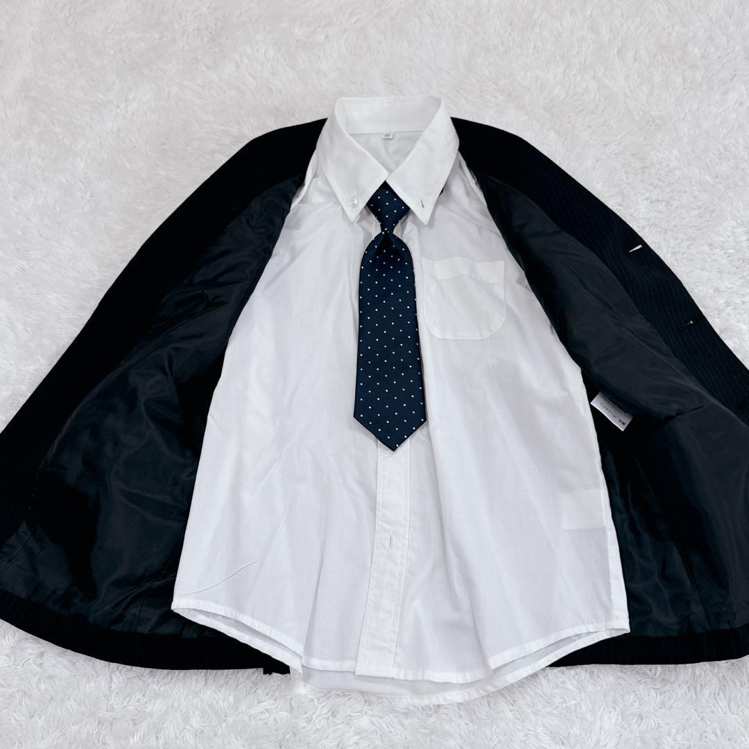 【美品】BURBERRY LONDON 男の子 セレモニースーツ 黒 卒園式