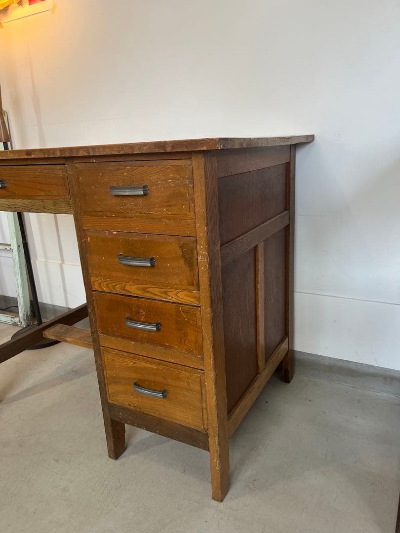 古道具　昭和レトロ　机