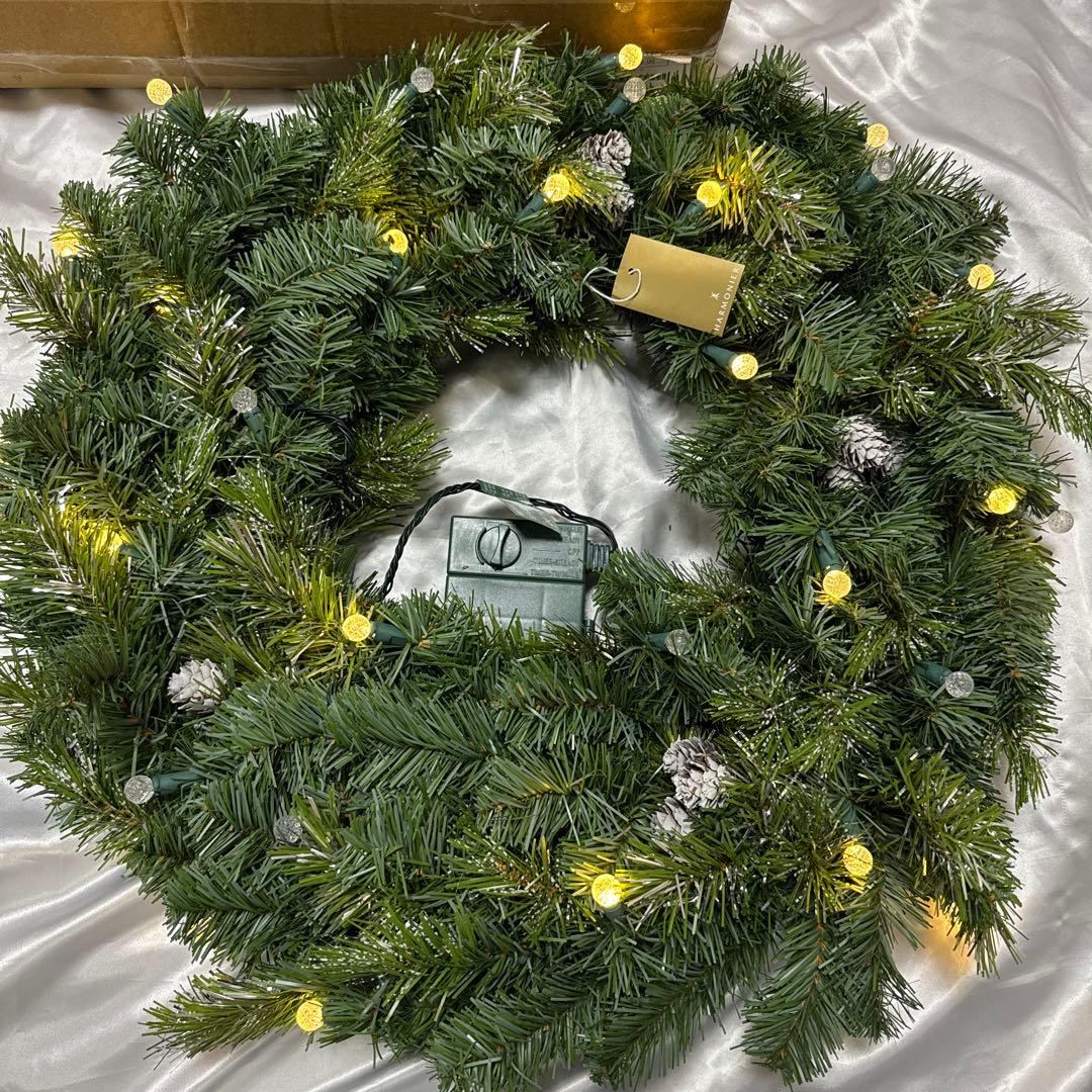 HARMONIER ハルモニア HM-4120型番　クリスマス　リース　LED