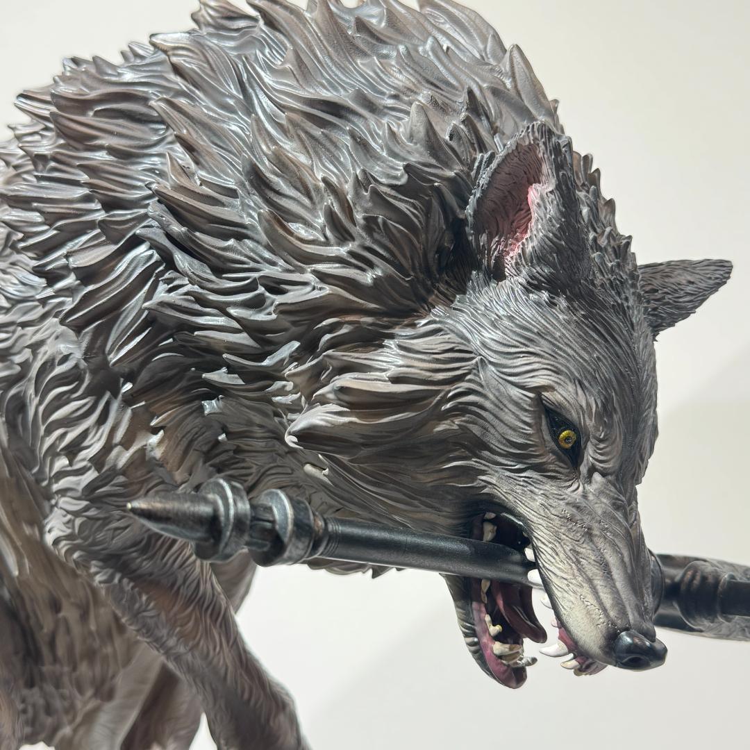 ダークソウル/ 灰色の大狼シフ スタチュー シリアルナンバー 未開封