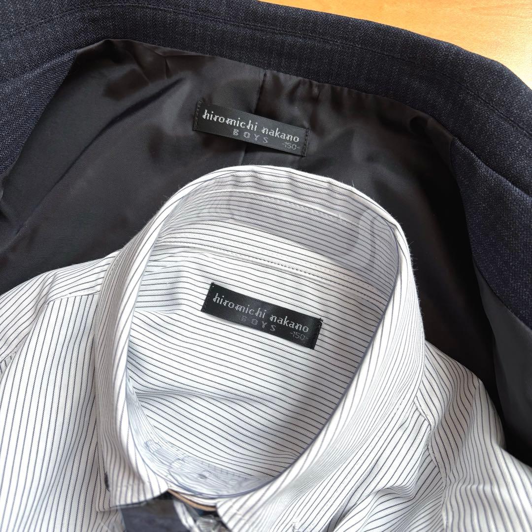 【新品】 キッズフォーマル スーツ 150 卒業式 男の子 完品 ネイビー