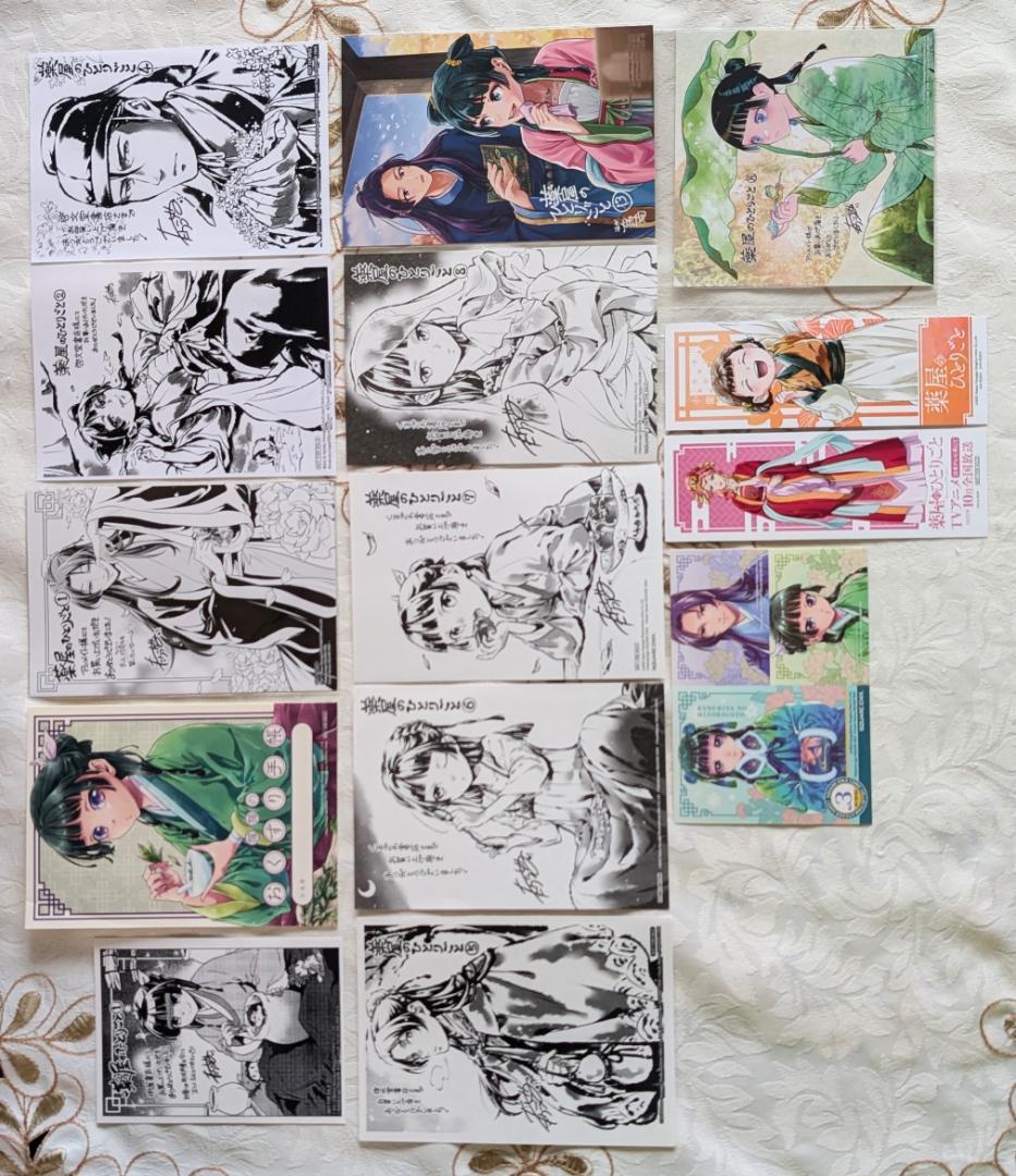 特典付 全巻初版セット スクエニ 薬屋のひとりごと 1～16巻 アクスタ グッズ