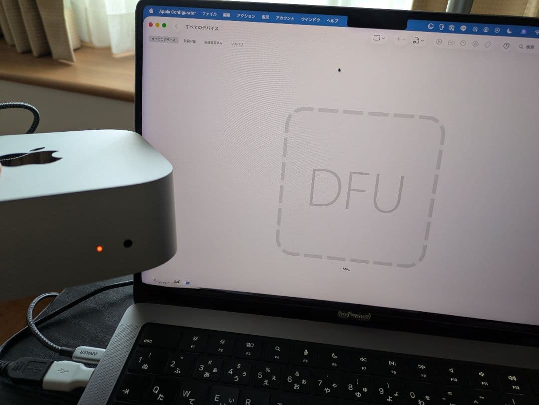 【ジャンク/DFU可】Mac mini M4(2024)16G/256G部品取り