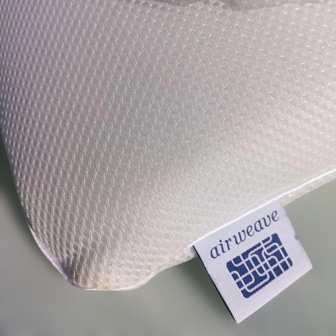 エアウィーヴ ホワイト枕 調整用クッション付き