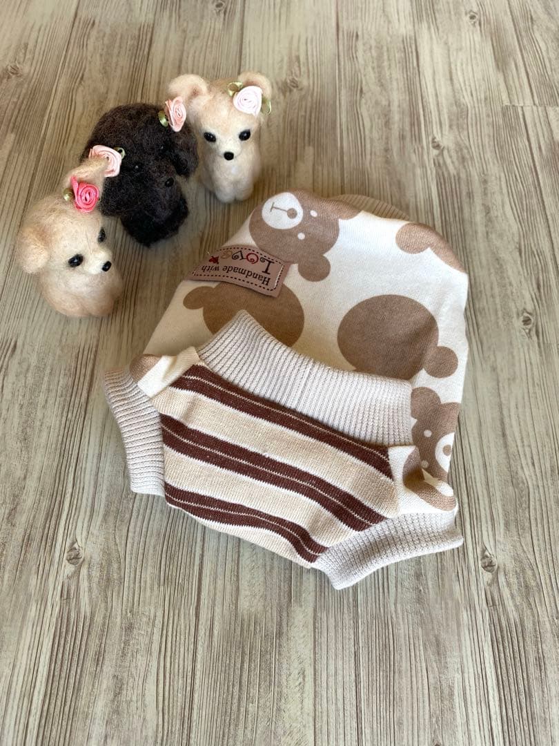 犬服 タンクトップ(SS) ꒡̈⃝Lily꒡̈⃝ハンドメイド