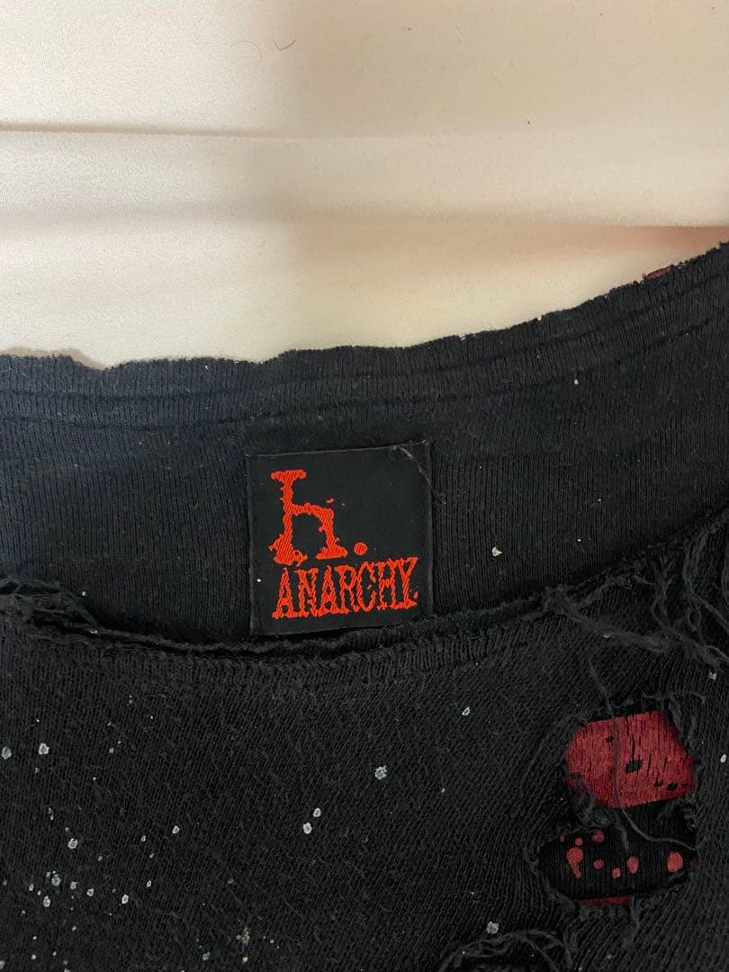 h. ANARCHY 黒 長袖Tシャツ