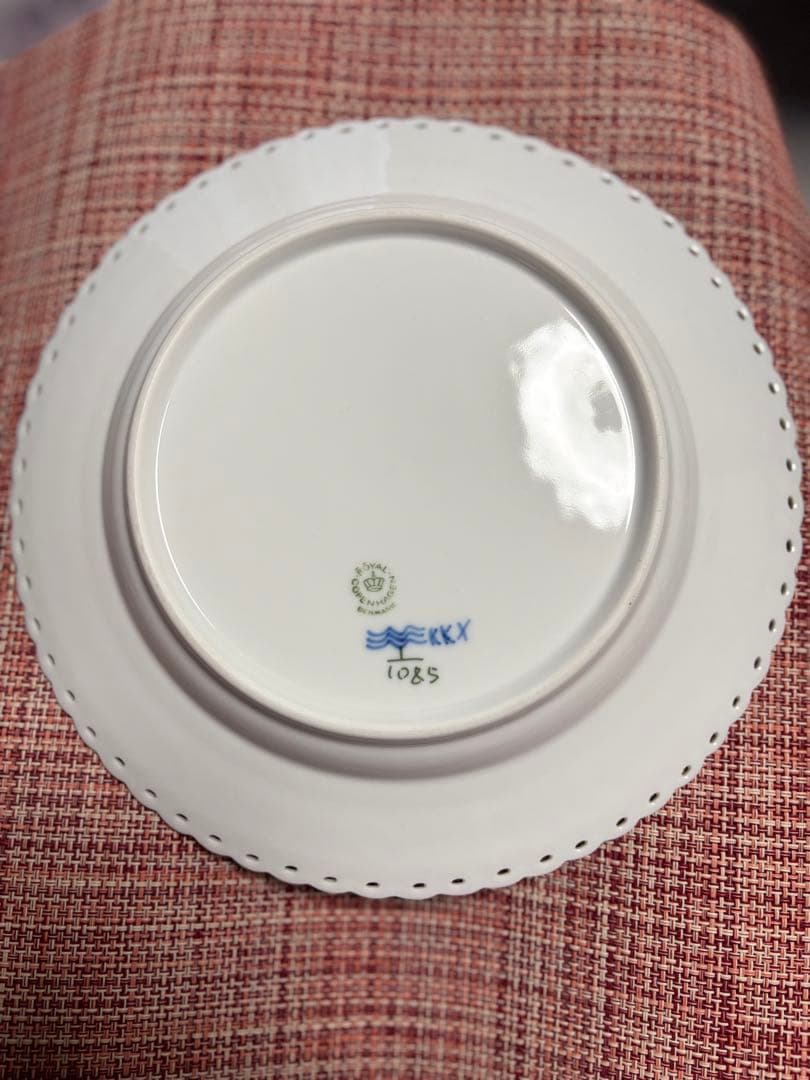 ロイヤルコペンハーゲン ブルーフルーテッド　フルレース 中皿 23cm 1級品