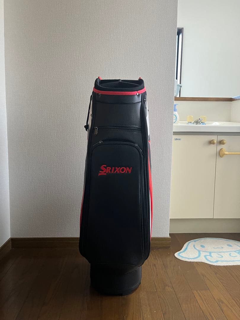 Srixon キャディバッグ 黒/赤