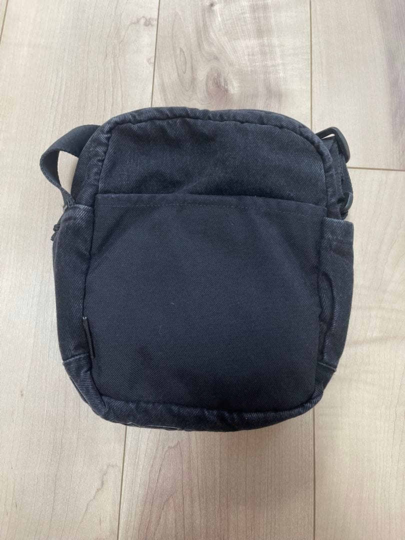 Supreme ブラック デニム ショルダーバッグ