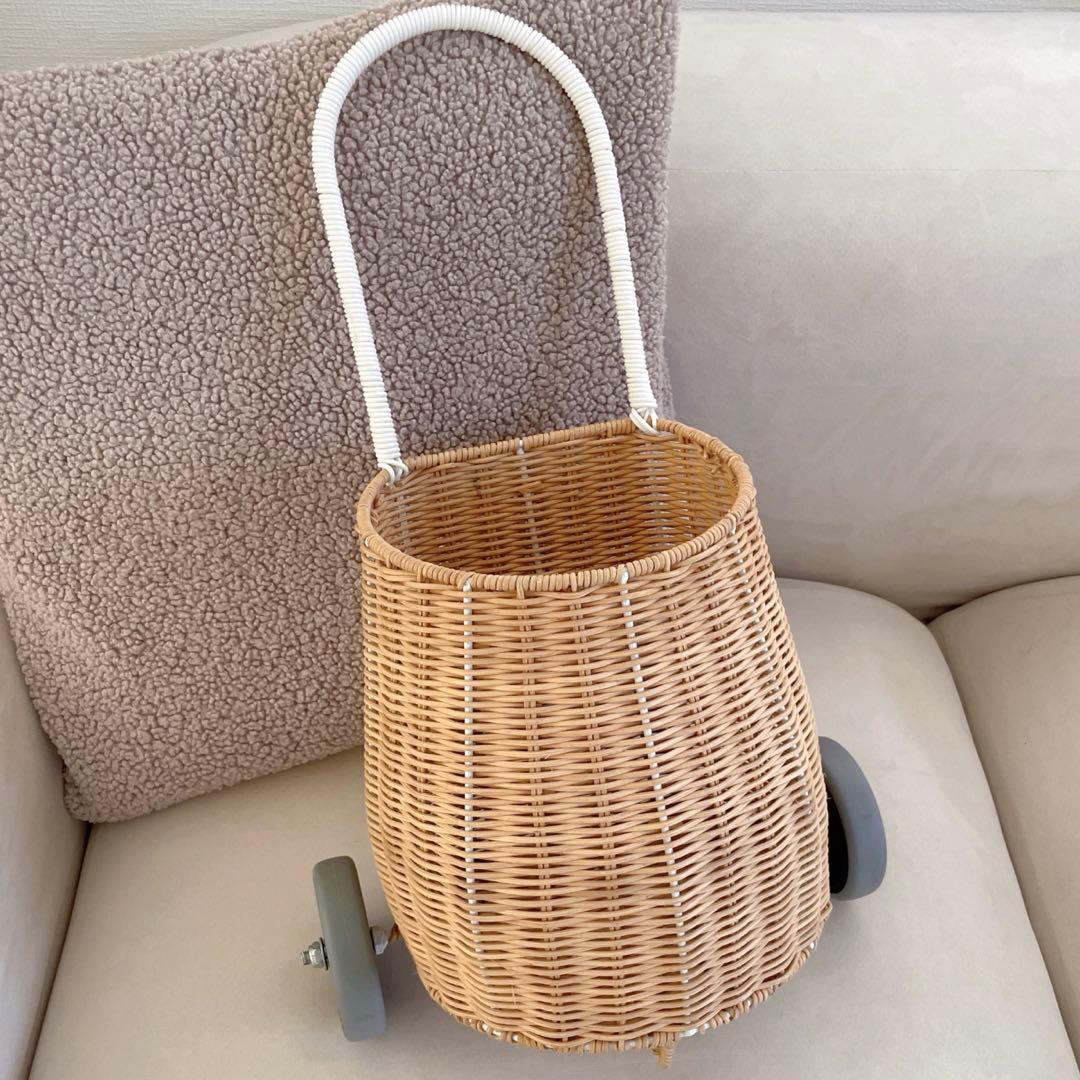 インテリア　ナチュラル　韓国インテリア　バスケット　収納　ラギーバスケット
