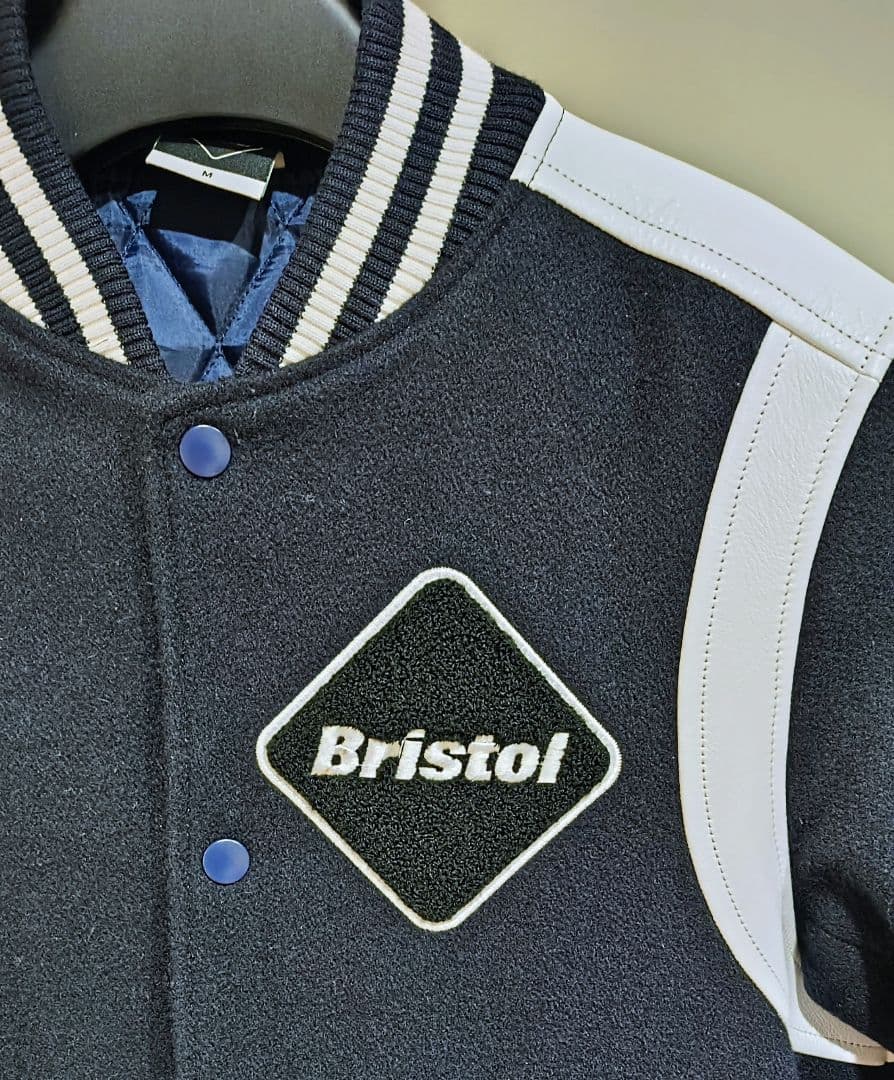 美品 Bristol FCRB F.C.R.B スタジャン ネイビー M