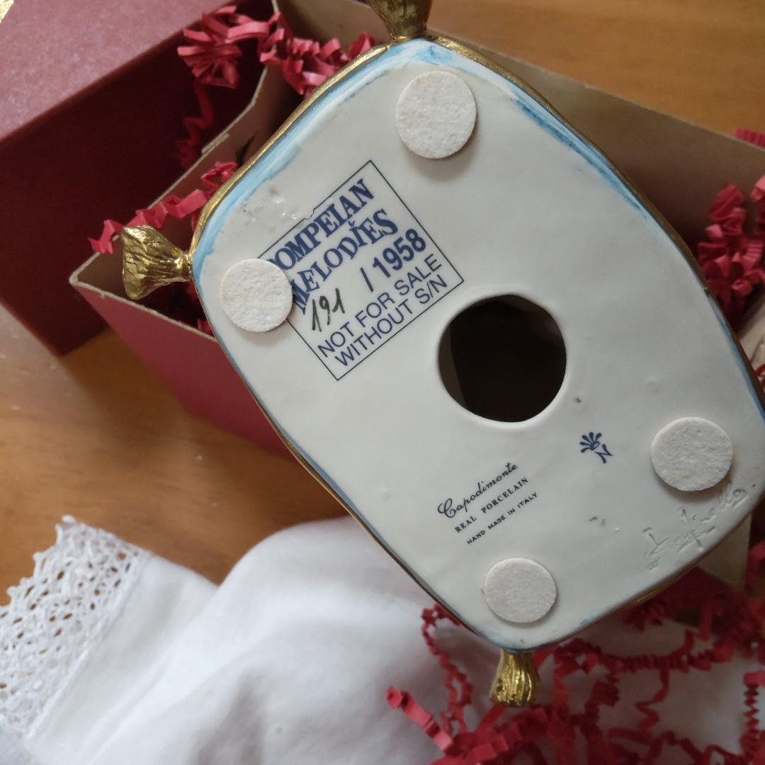 イタリア　エンゼル　飾りもの　置き物　冬