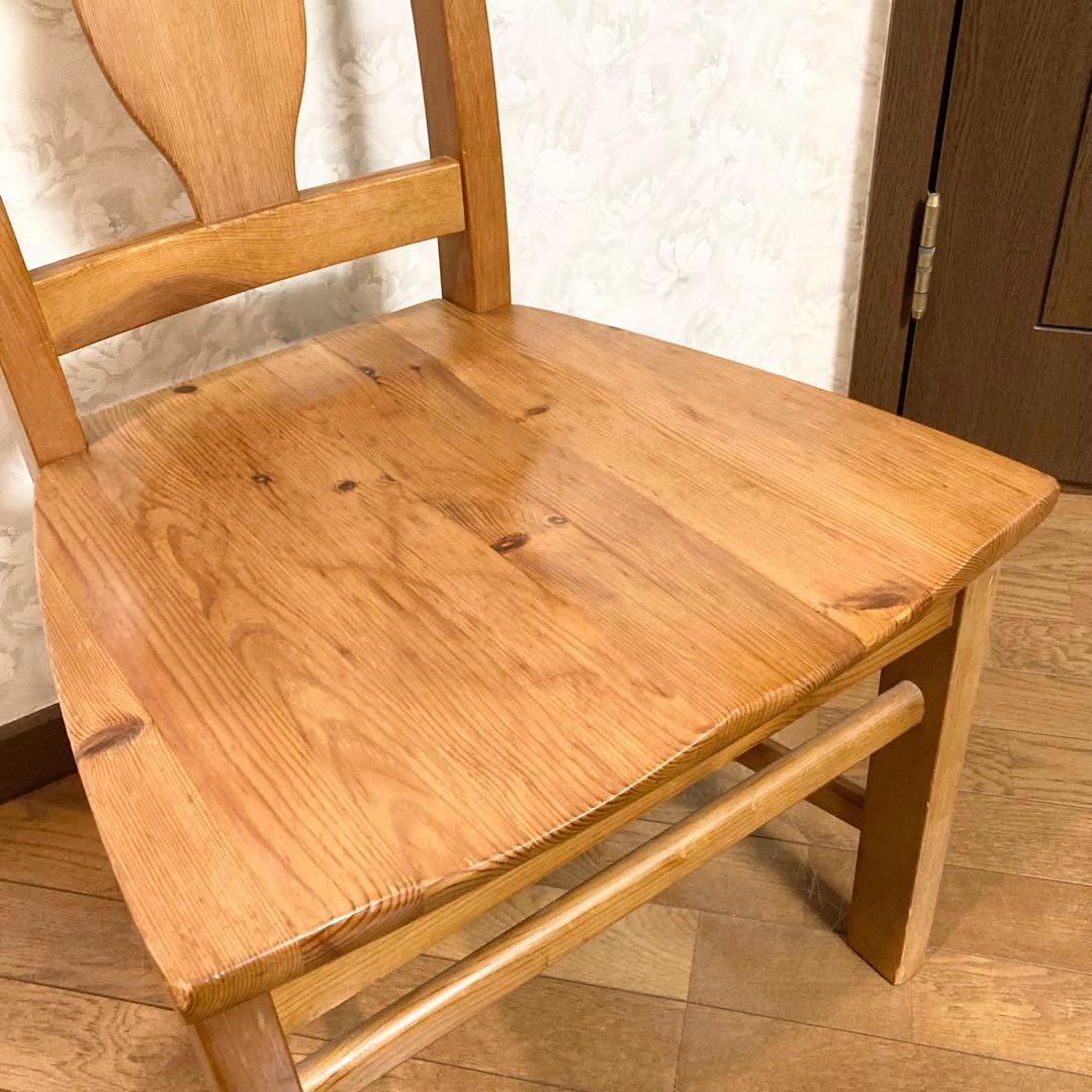 コスガ PROVENCE 木製ダイニングチェア ナチュラル ウッド ②