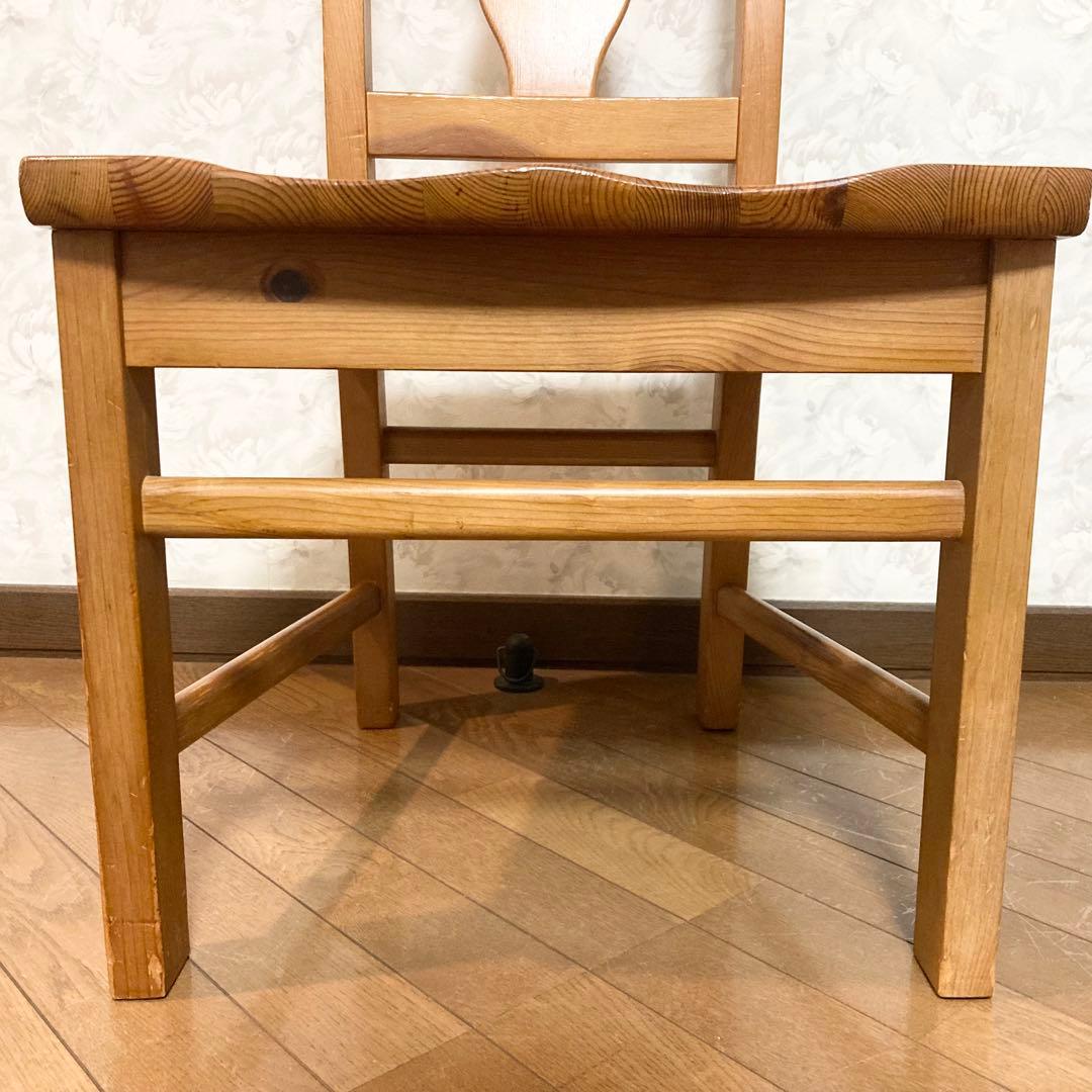 コスガ PROVENCE 木製ダイニングチェア ナチュラル ウッド ②