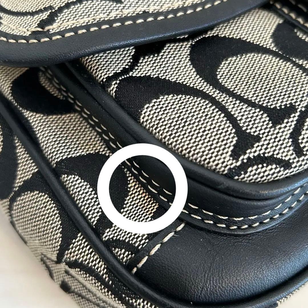 希少 COACH ショルダーバッグ シグネチャー ターンロック クロスボディ