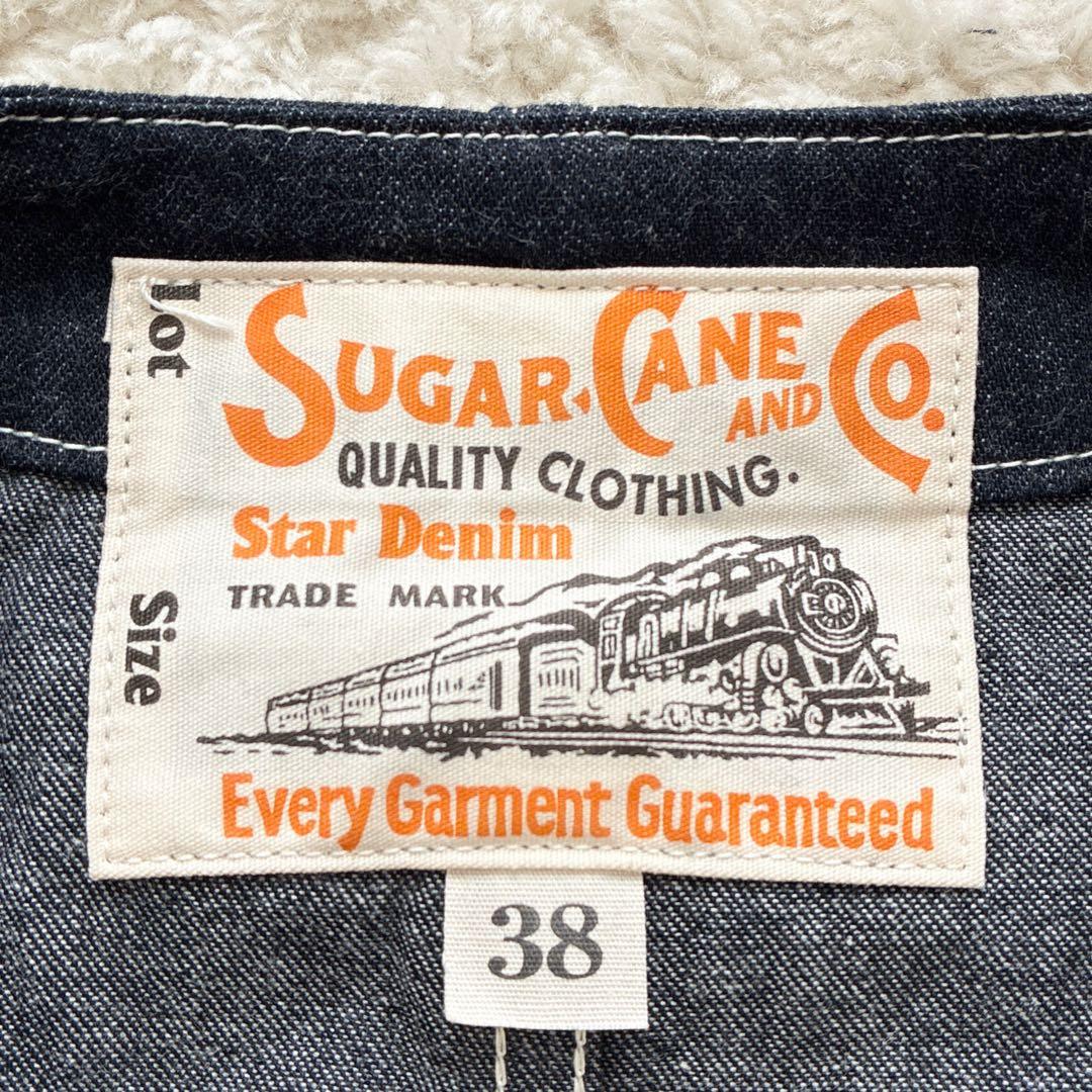 美品SC15702 BLUE DENIM WORK VEST 38 デニムベスト