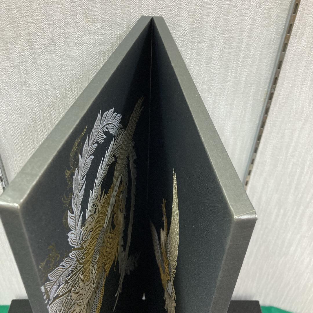 E41 豪華！本金彩箔押し屏風　豪華な鳳凰　高さ66㎝位　五月人形屏風