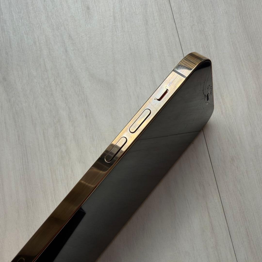 【SIMフリー】iPhone 12 Pro ゴールド 256GB 画面割れ