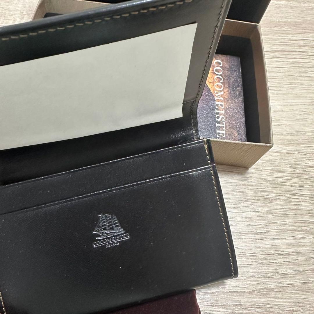 ココマイスター 名刺入れ 新品　ブラック